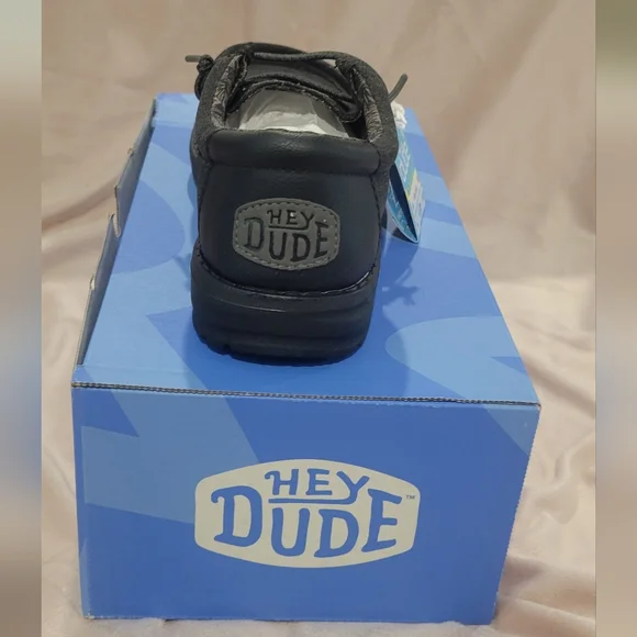 Hey Dude Men's Black Loafers - Picture 4 of 5